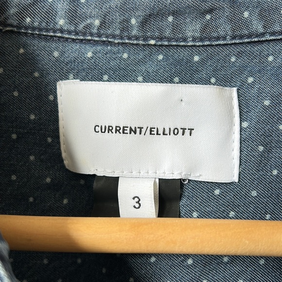 Current/Elliott The Ambrel chambray button down size L - Picture 3 of 6